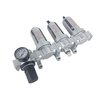 All Tool Depot 1/2" NPT MID FLOW 4 Stages Filter Regulator Coalescing Desiccant Dryer System (AUTO DRAIN) F-FLMR864NA